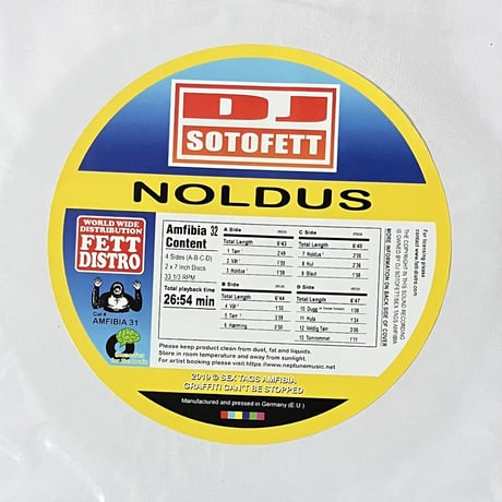 DJ Sotofett - Noldus [2×7][Sex Tags Amfibia] (USED)