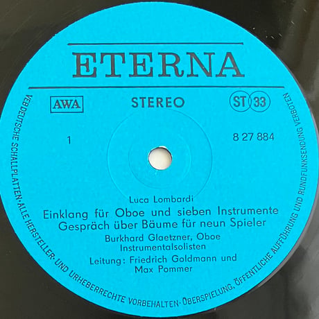 Luca Lombardi - Luca Lombardi (Einklang Fur Oboe Und Sieben Instrumente / Gesprch Uber Bume 〜