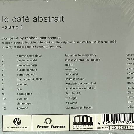 Various - Le Café Abstrait Volume 1 - Hi-Fly For The Couch Culture [CD][Free Form]