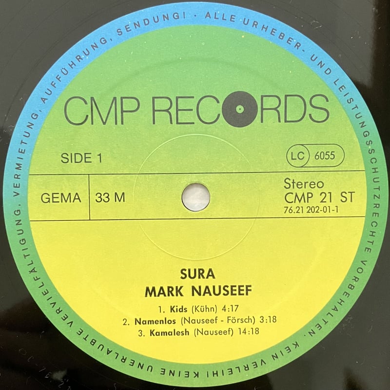 Mark Nauseef - Sura [LP][CMP Records] (USED) |