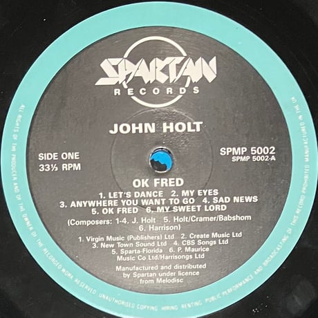 John Holt - OK Fred [LP][Spartan Records] (USED)
