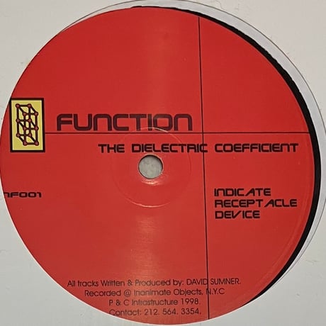 Function - The Dielectric Coefficient [12][Infrastructure New York] (USED)