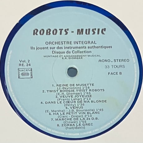Robots-Music - Ils Jouent Sur Des Instruments Authentiques - Volume 2 [LP] (USED)