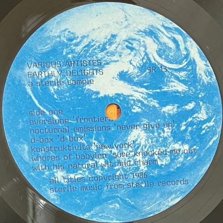 Various - Earthly Delights (A Sterile Sample) [LP][Sterile Records] (USED)