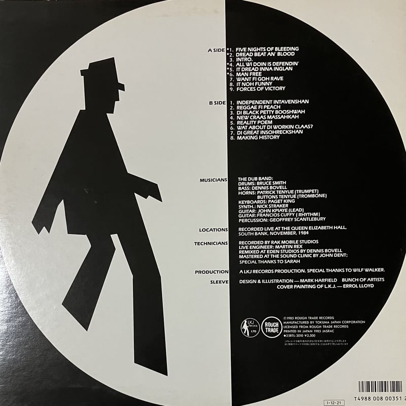 Linton Kwesi Johnson - In Concert With The Dub 