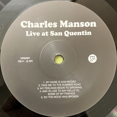 Charles Manson - Live At San Quentin [LP][Survival research] (USED)