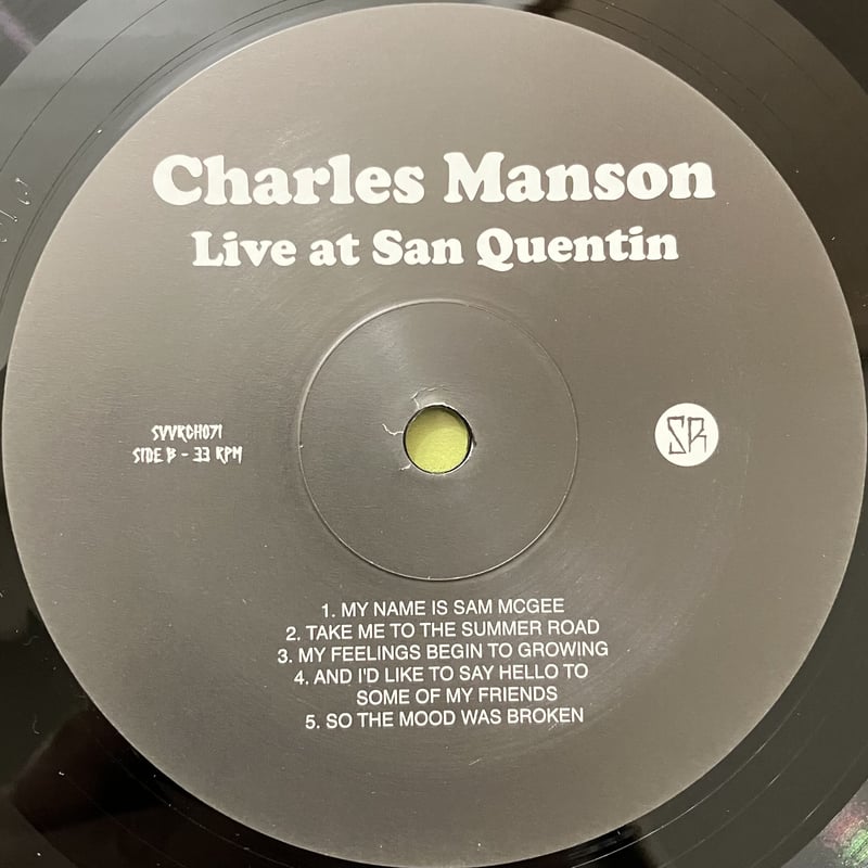 Charles Manson Live at San Quentin 赤色 Live from San Quentin: Manson, Charles: Amazon.ca: Music