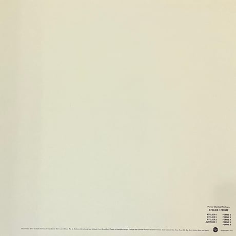 Poirier Marshall Partners - Atelier / Ferme [LP][Kit Records] (USED)