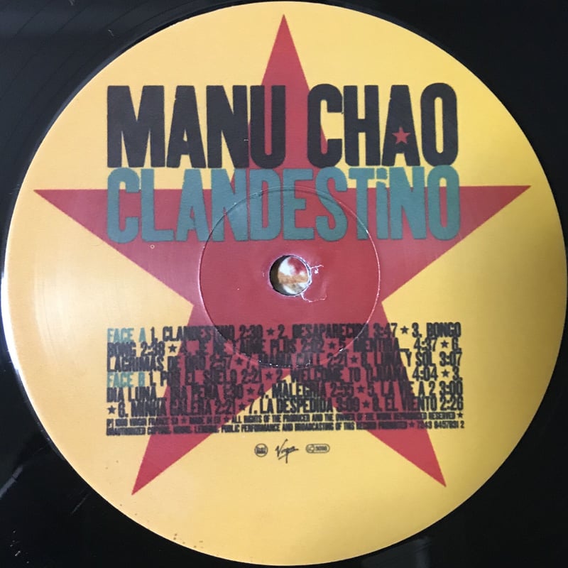 Manu Chao - Clandestino [LP][Not On Label] | Fu...