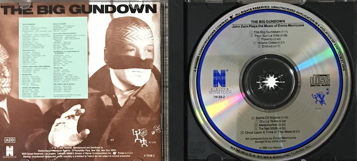 洋楽 John Zorn Plays The Music Of Ennio John Zorn Plays The Music Of Ennio Morricone – The Big