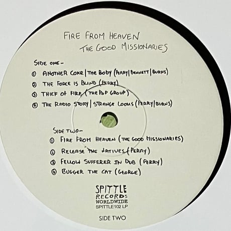 The Good Missionaries - Fire From Heaven [LP][Spittle Records] (USED)