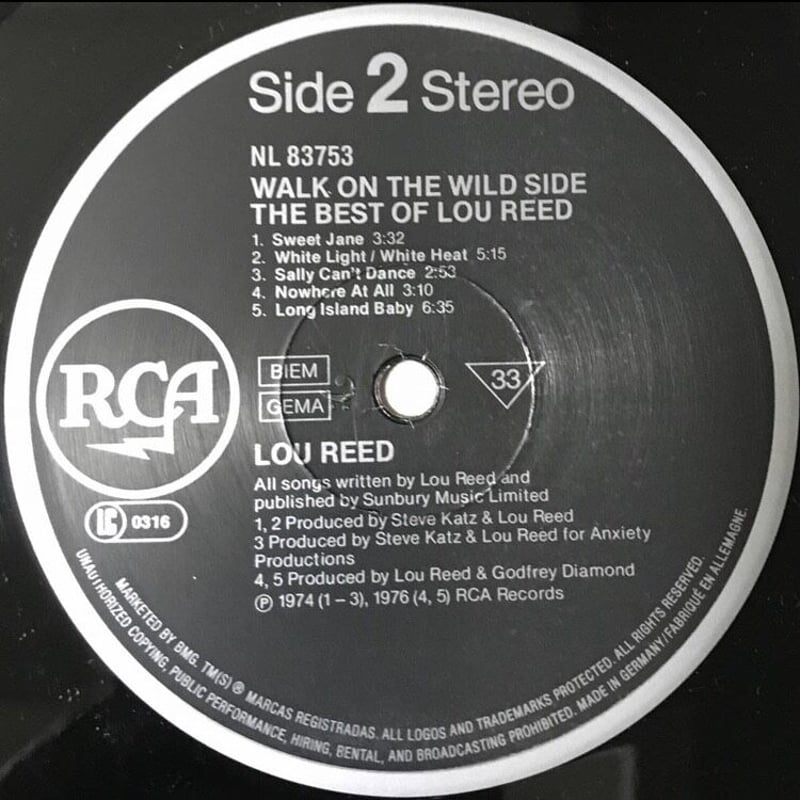 Lou Reed - Walk On The Wild Side - The Best Of ...