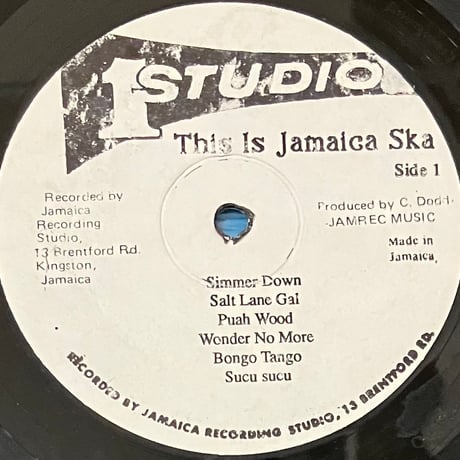 Various - This Is Jamaica Ska - Presenting The Ska-Talites [LP][Studio One] (USED)