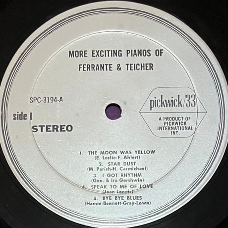Ferrante & Teicher - More Exciting Pianos Of Ferrante & Teicher [LP][Pickwick/33 Records] (USED)