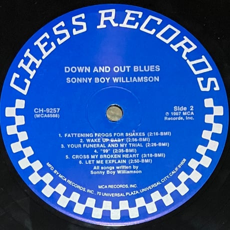 Sonny Boy Williamson - Down And Out Blues [LP][Chess] (USED)