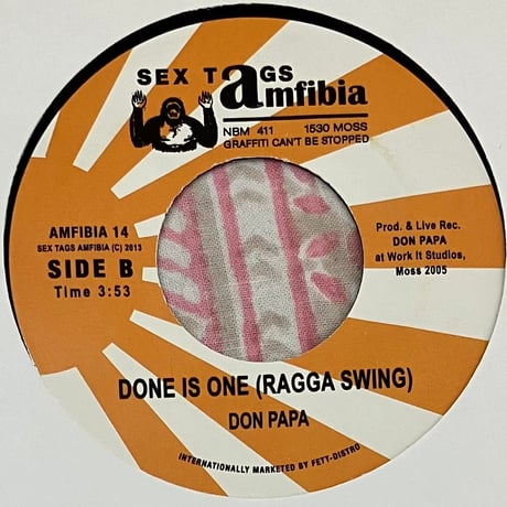 Kambo Super Sound / Don Papa - Tung-I Ramen / Done Is One [7][Sex Tags Amfibia] (USED)