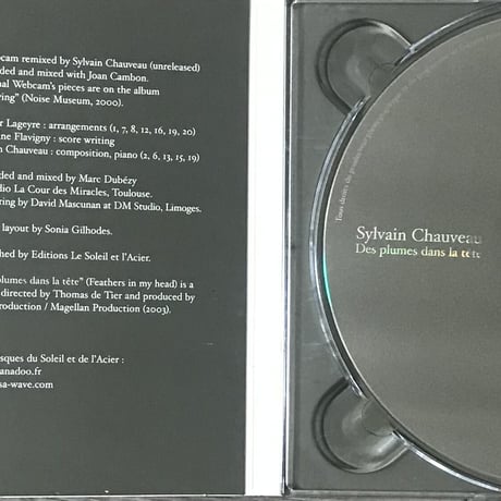 Sylvain Chauveau - Des Plumes Dans La Tete [CD][Les Disques Du Soleil Et De L'Acier] (USED)