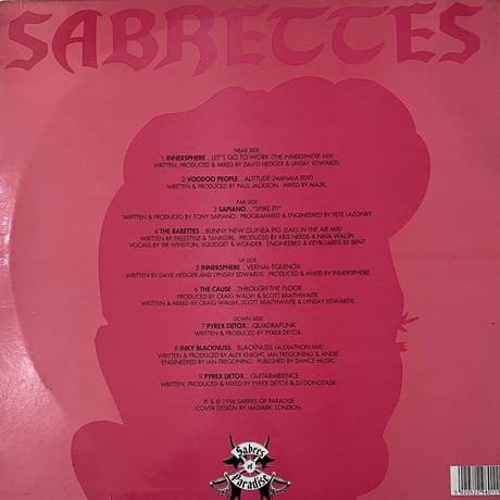 Various - Pink Me Up: A Sabrettes Compilation [2LP][Sabrettes] (USED)