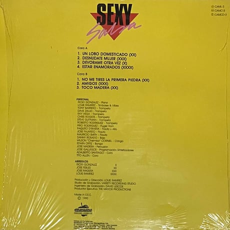 Louie Ramirez - Sexy Salsa [LP][Manzana] (USED)
