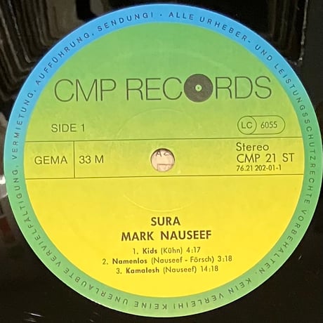 Mark Nauseef - Sura [LP][CMP Records] (USED)