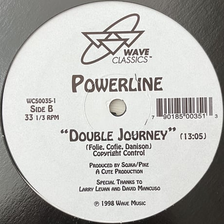 Powerline - Journey / Double Journey [12][Wave Classics] (USED)