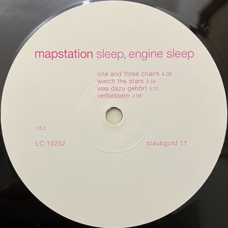 Mapstation - Sleep, Engine Sleep [LP][Staubgold] (USED)