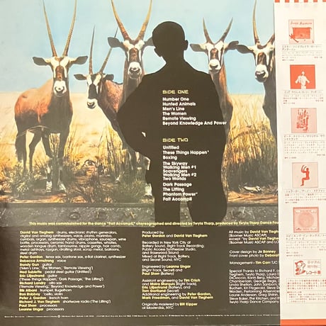 David Van Tieghem - These Things Happen [LP][Warner Bros. Records] (USED)