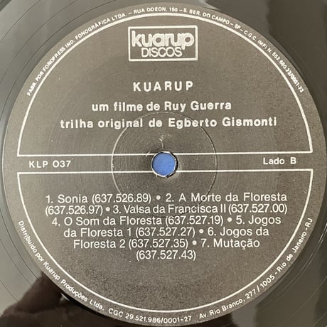 Egberto Gismonti - Kuarup [LP][Kuarup Discos] (USED)