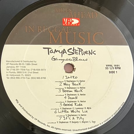 Tanya Stephens - Gangsta Blues [LP][VP Records] (USED)