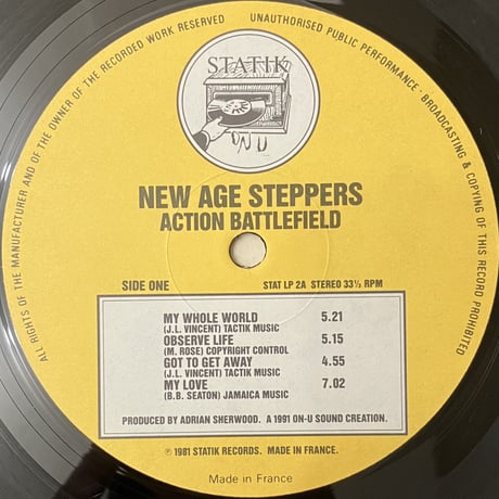 New Age Steppers - Action Battlefield [LP][Statik Records] (USED)