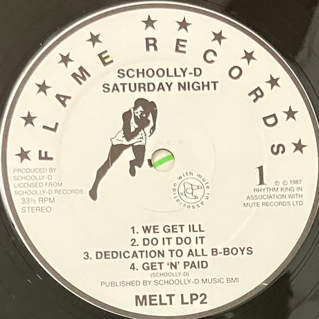 Schoolly D - Saturday Night! The Album [LP][Flame Records] (USED)