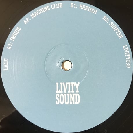 Lack - Inside E.P. [12][Livity Sound] (USED)