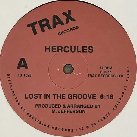 Hercules - Lost In The Groove [12][Trax Records]