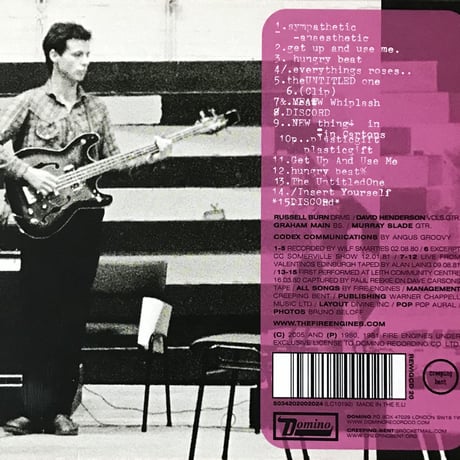 Fire Engines - Codex Teenage Premonition [CD][Domino]