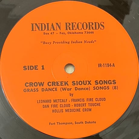 Various - 16 Sioux Songs [LP][Indian Records, Inc.] (USED)