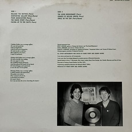 Alternative TV - Vibing Up The Senile Man (Part One) [LP][Deptford Fun City Records] (USED)
