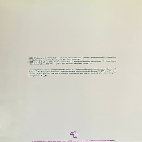 Ray Buttigieg - Music For Movies [LP][Cykxrecords] (USED)