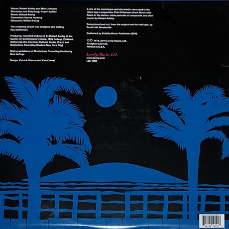 Robert Ashley - Automatic Writing [LP][Lovely Music] (USED)