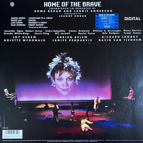 Laurie Anderson - Home Of The Brave [LP][Warner Bros. Records] (USED)