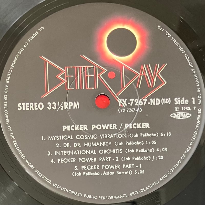 Pecker - Pecker Power [LP][Better Days] (USED)