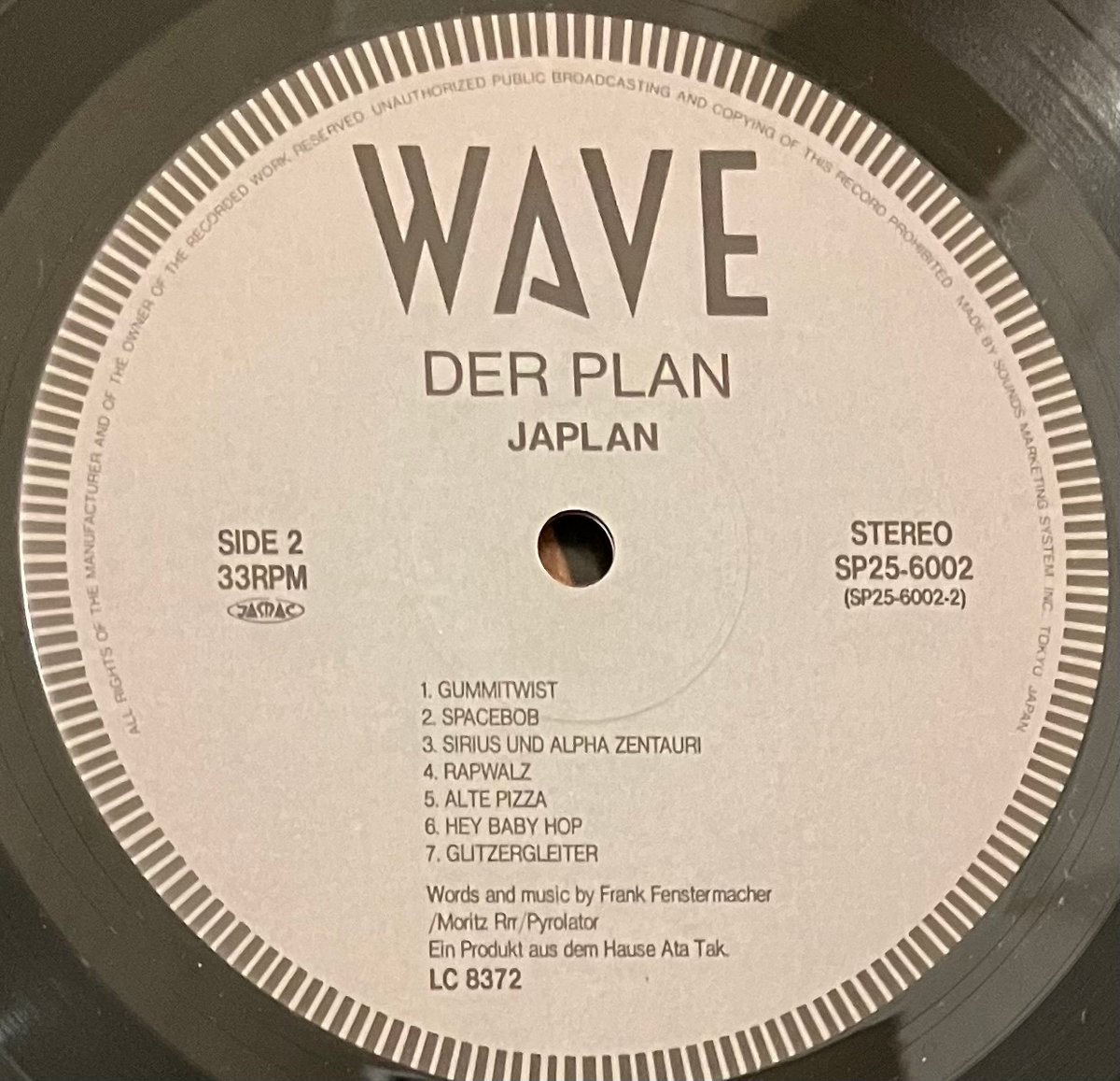 Der Plan - Japlan [LP][Wave] (USED) | FunTricks