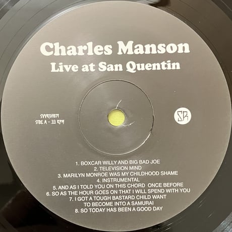 Charles Manson - Live At San Quentin [LP][Survival research] (USED)