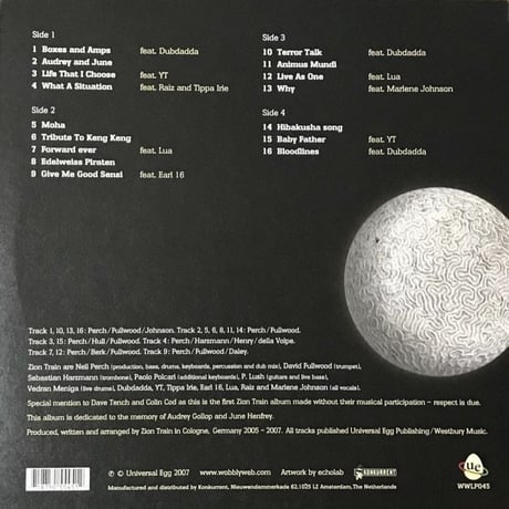 Zion Train - Live As One [2LP][Universal Egg]