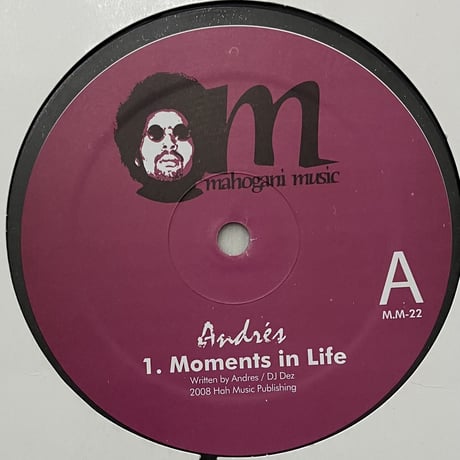 Andres - Moments In Life [12][Mahogani Music] (USED)
