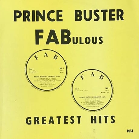 Prince Buster - Fabulous Greatest Hits [LP][Prince Buster]