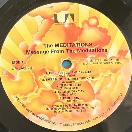 The Meditations - Message From The Meditations [LP][United Artists Records] (USED)