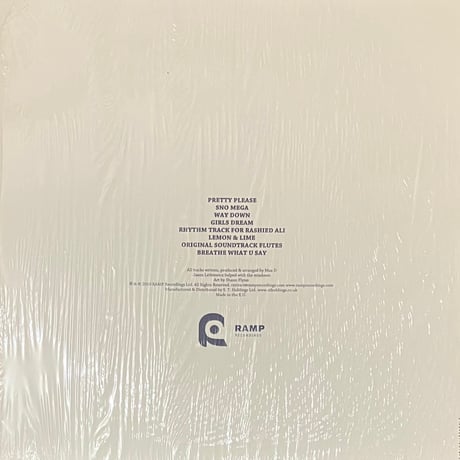Maxmillion Dunbar - Cool Water [2LP][Ramp Recordings] (USED)