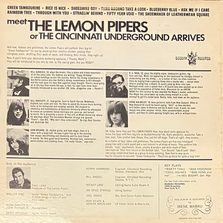 The Lemon Pipers - Green Tambourine [LP][Buddah Records] (USED)