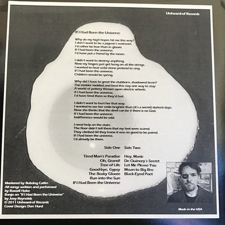 Russell Hoke - If I Had Been The Universe [LP][Unheard-Of-Records]