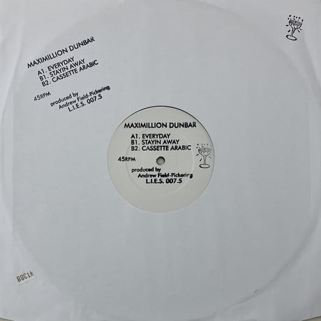 Maximillion Dunbar - Everyday EP [12][L.I.E.S. Records] (USED)